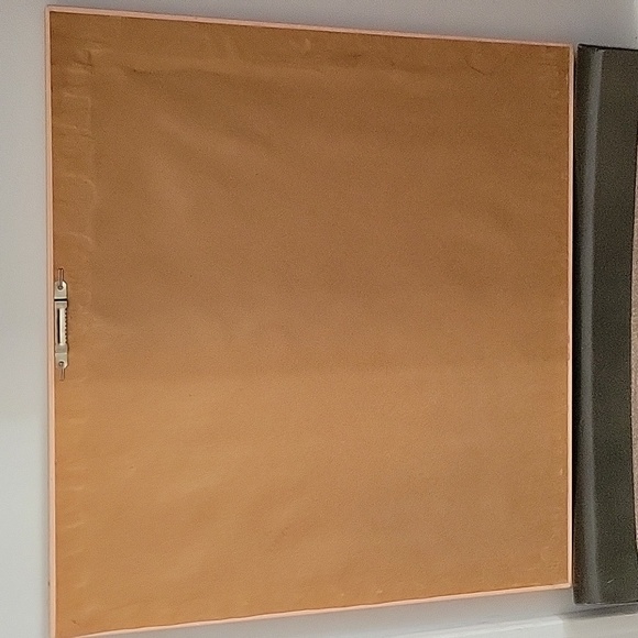 Picture 17 X 16 Peach Pastel Flower Printed Heart - Picture 3 of 9